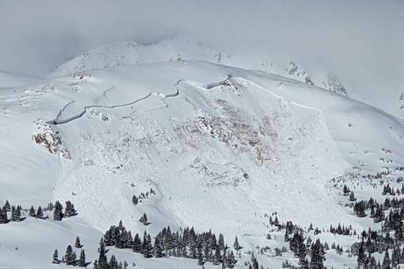 An avalanche killed an unidentified snowboarder near the town of Winter Park in Colorado in Feb ...