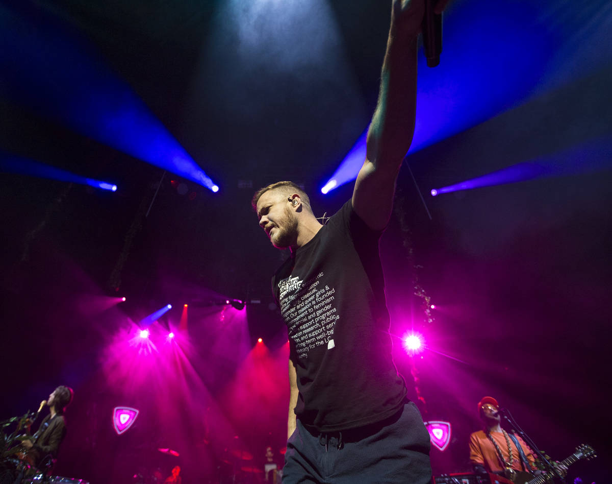 Dan Reynolds has been an advocate of the LGBTQ+ community for years. (Review-Journal file photo)