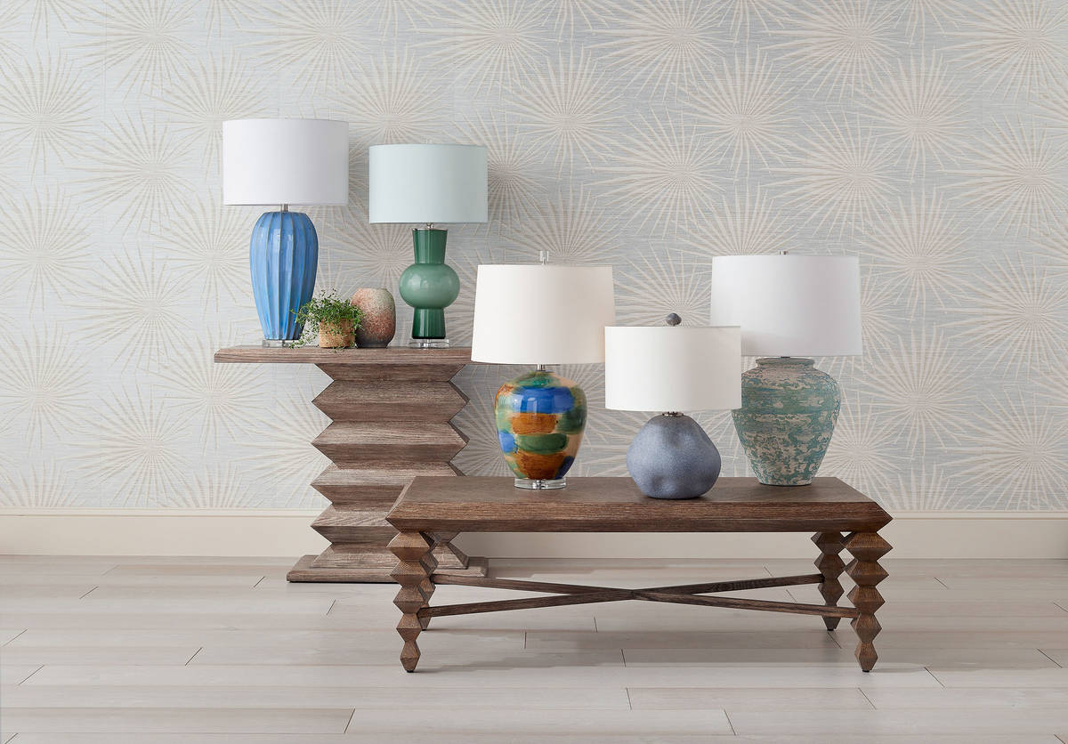As task lighting, a statement piece or an accent, use table lamps to add color and design to a ...