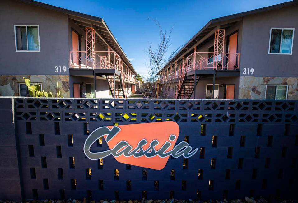 Cassia apartments at 319 South 9th Street in Downtown Las Vegas owned by Tony Hsieh photographe ...