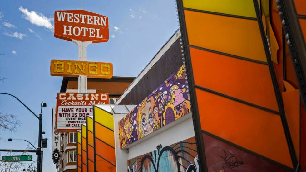 The former Western Hotel at 899 East Fremont St. in Downtown Las Vegas owned by Tony Hsieh pho ...