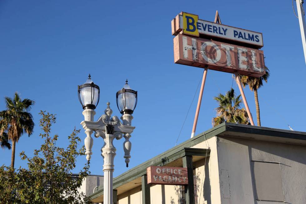 The former Beverly Palms Hotel owned by Tony Hsieh at 218 S. 6th St. in downtown Las Vegas phot ...