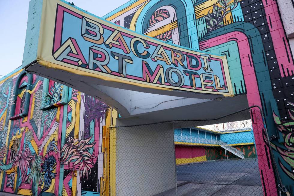 A closed motel known as the Art Motel at 221 N. 7th Street in downtown Las Vegas was owned by T ...