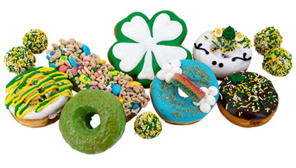 Pinkbox has cooked up special doughnuts for St. Patrick's Day. (Pinkbox Doughnuts)