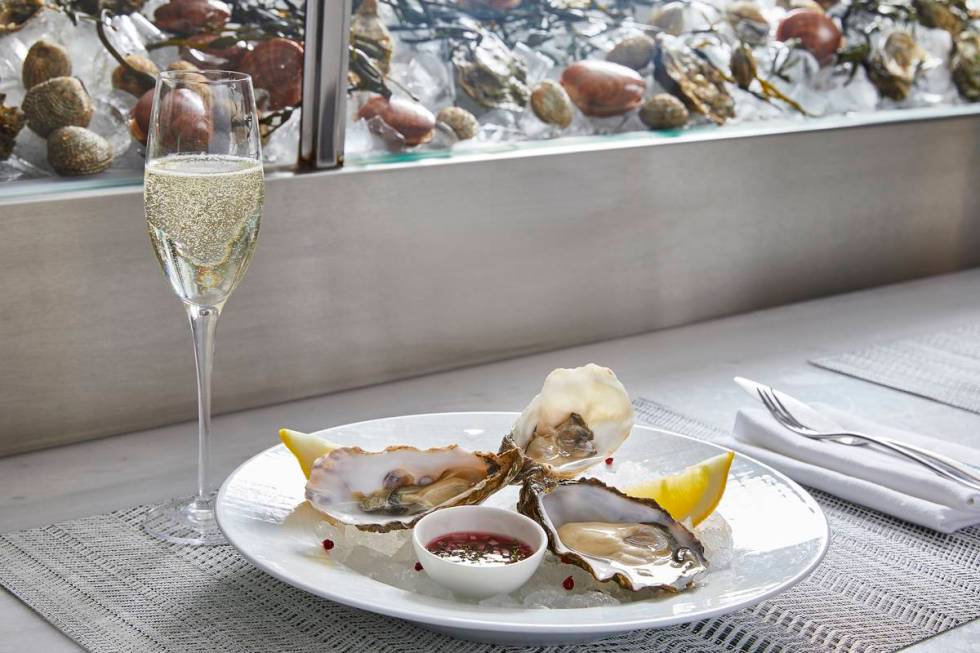 Estiatorio Milos' new location in The Venetian will include a 35-seat raw bar. (Tim Atkins)