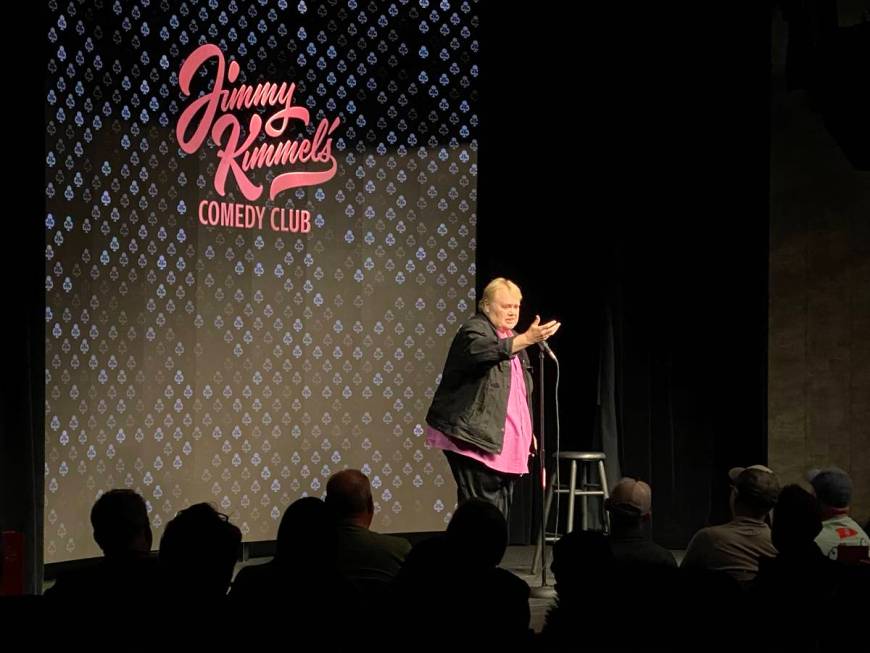Louie Anderson is shown at Jimmy Kimmel's Comedy Club on Thursday, Feb. 27, 2020. (John Katasil ...