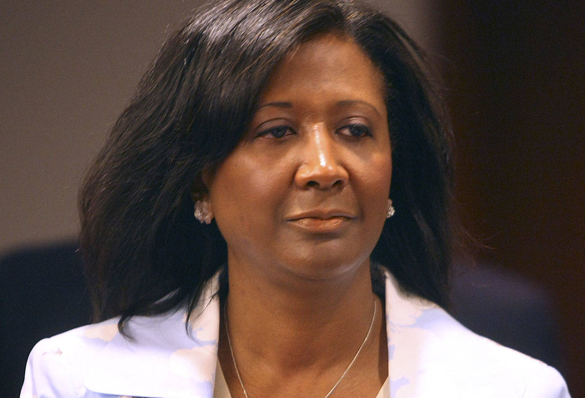 Former Clark County commissioner Lynette Boggs, seen in court in 2007 (Las Vegas Review-Journal)