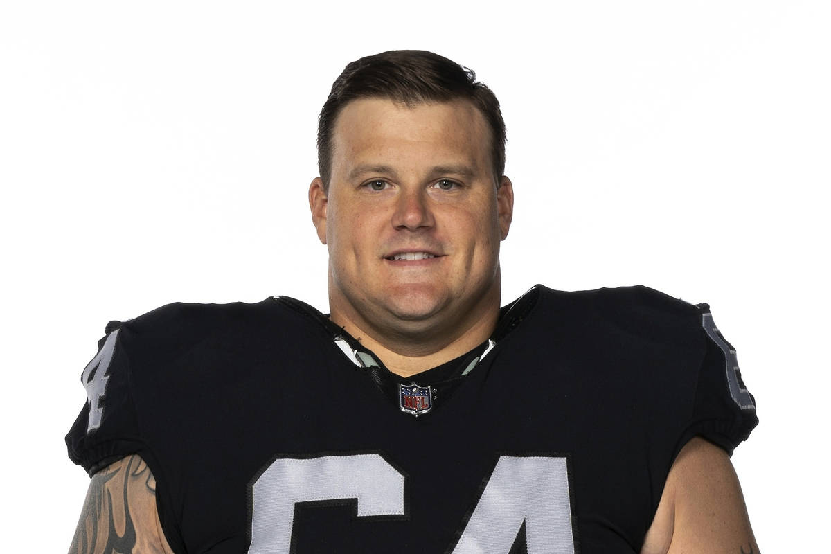 This is a 2020 photo of Richie Incognito of the Las Vegas Raiders NFL football team. This image ...