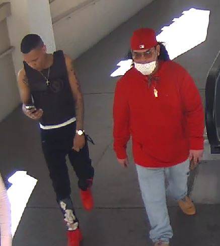 Two suspects in a Friday, March 5, 2021, shooting neat Las Vegas Boulevard South and Tropicana ...