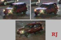 Police are seeking a burgundy or maroon mid-sized SUV involved in a fatal hit-and-run Thursday, ...
