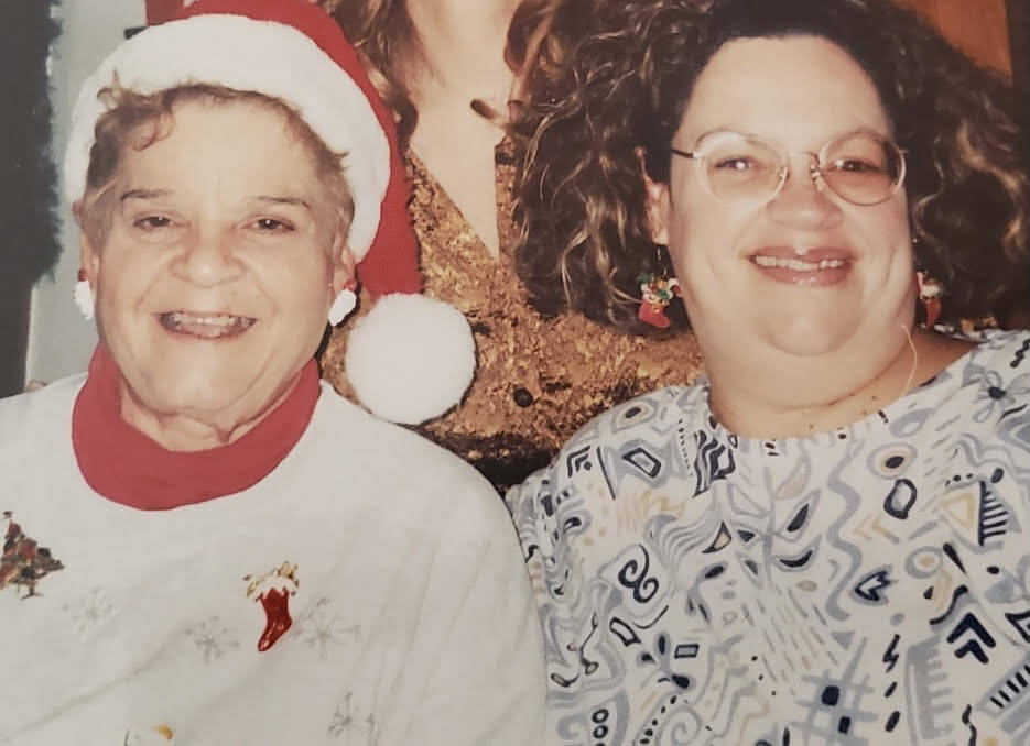 Thelma Hart, left, and her daughter Bernadette Rollins. Rollins said she was lucky to see her m ...