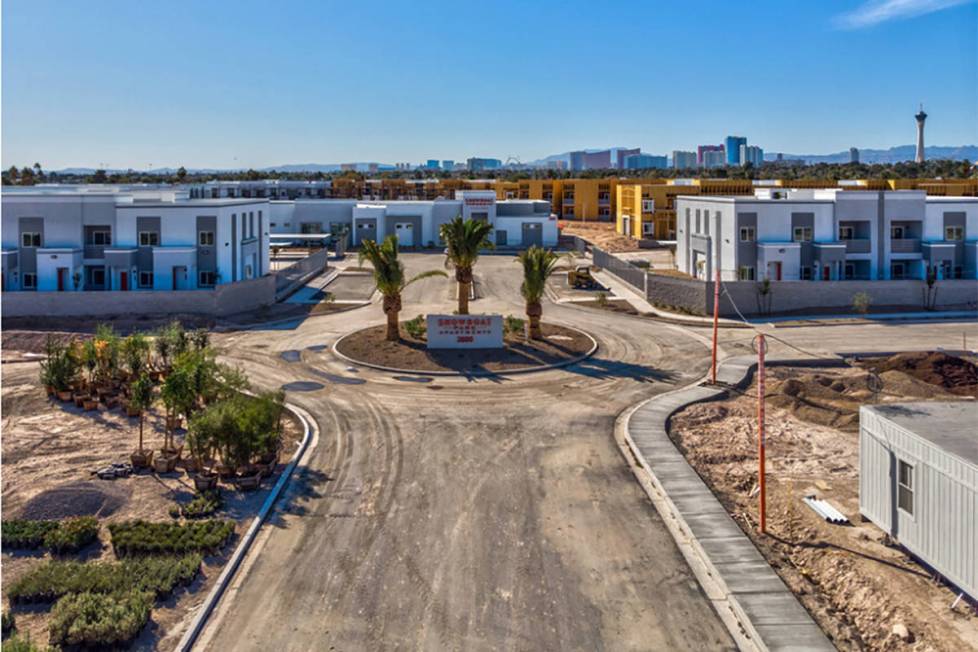 Showboat Park Apartments in downtown Las Vegas. (Showboat Park Apartments)