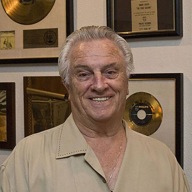 Legendary Four Seasons band member Tommy DeVito poses in his home in Las Vegas on May 29, 2009.