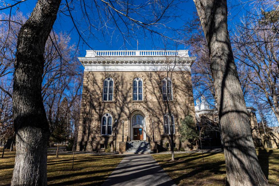 The Nevada State Capitol Building on Sunday, Jan. 17, 2021, in Carson City, Nev. (Benjamin Hage ...