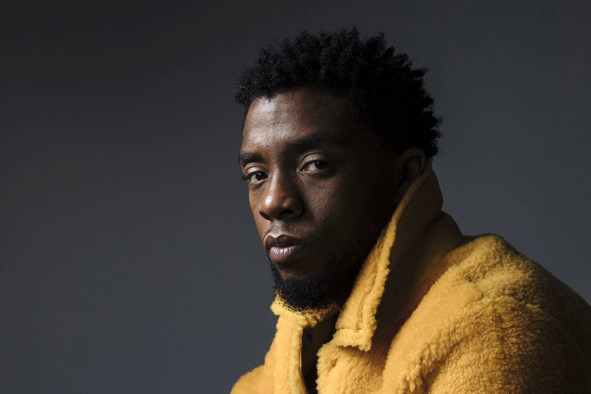 The late actor Chadwick Boseman, shown on Feb. 14, 2018, is favored to win the Academy Award fo ...