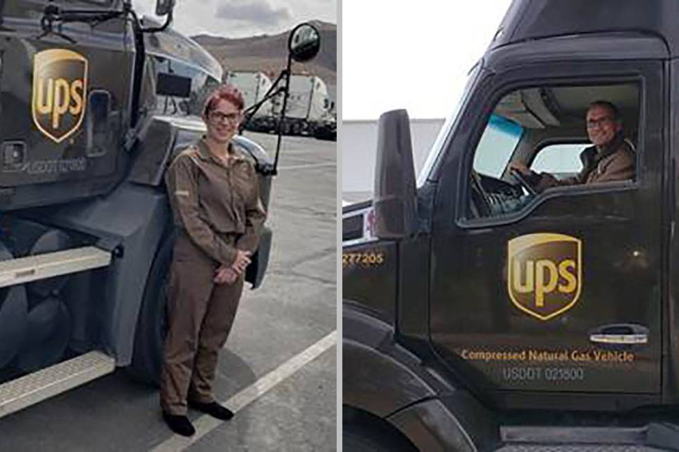 Julie Jefferson, left, and Spencer McVay (UPS)