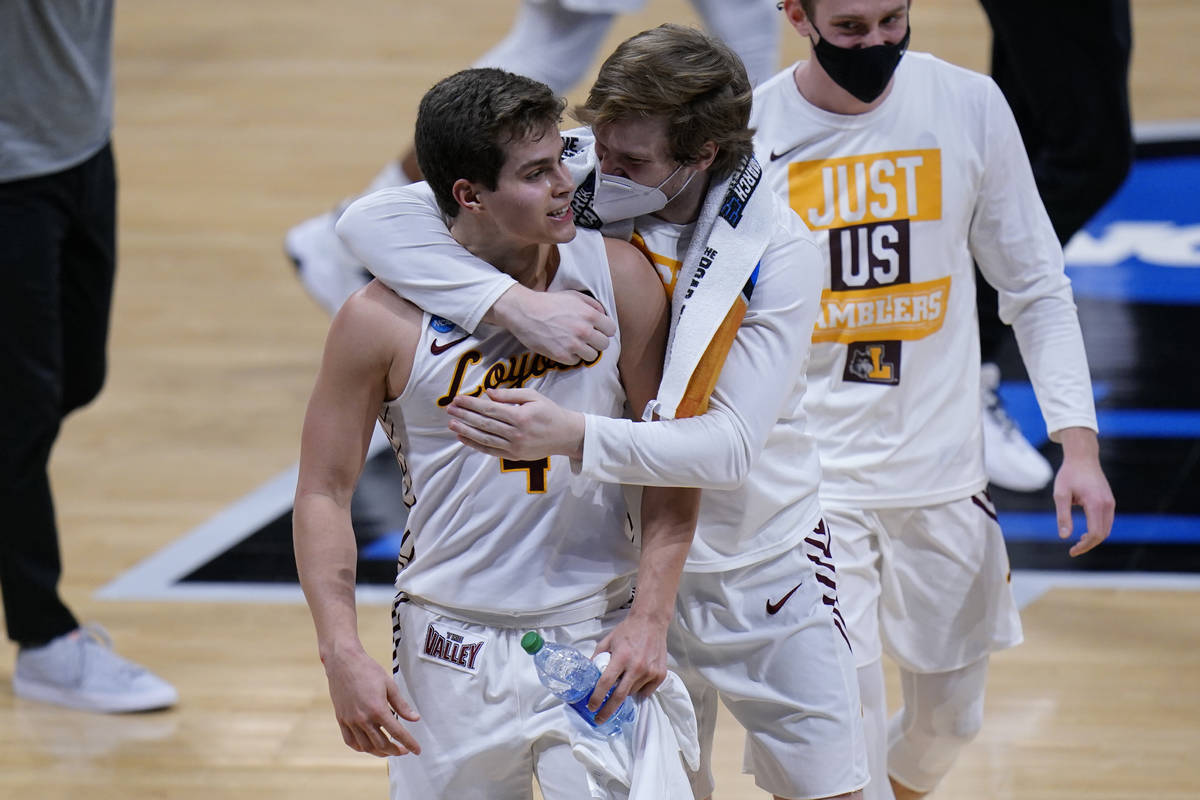 Loyola Chicago guard Braden Norris (4) as Georgia Tech played Loyola Chicago in a college baske ...