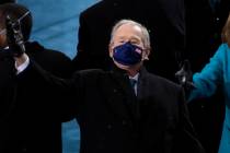 Former President George W. Bush arrives at the 59th Presidential Inauguration at the U.S. Capit ...