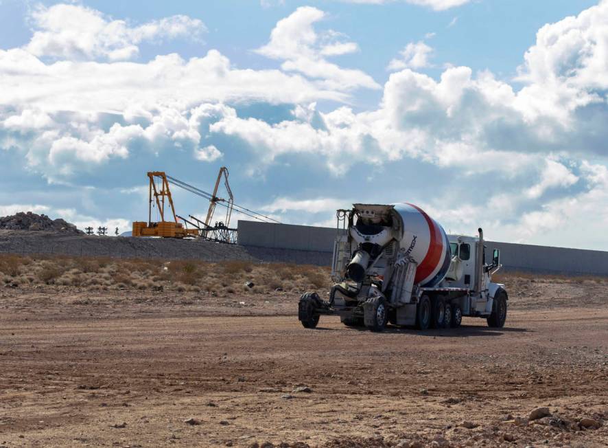 The construction project for the Haas Automation on South Larson Lane, on Tuesday, March 23, 2 ...