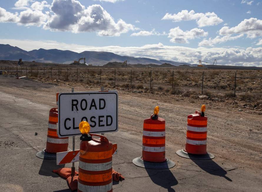 The construction project for the Haas Automation on South Larson Lane, on Tuesday, March 23, 2 ...