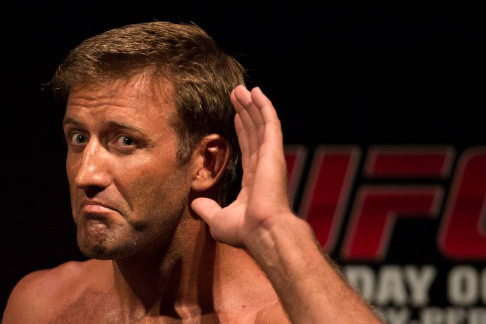 MMA fighter Stephan Bonnar is seen during the UFC 153 weigh-in event in Rio de Janeiro, Brazil, ...