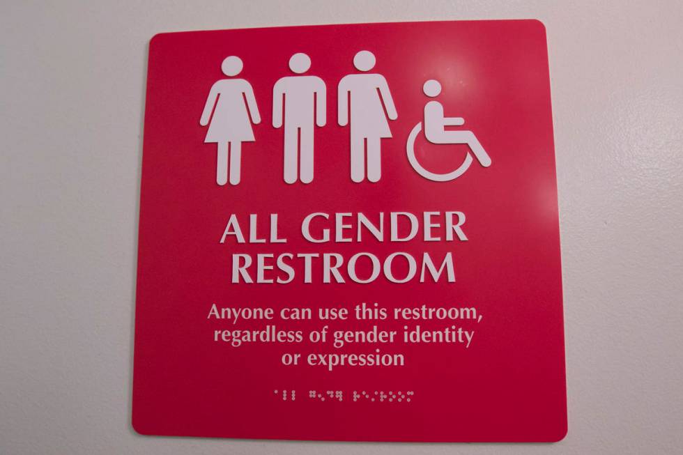 Nevada lawmakers will consider a bill that would require all single-stall public bathrooms to b ...