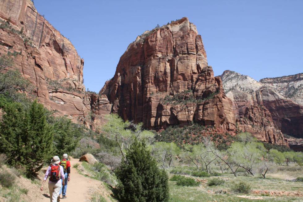 Angels Landing in Zion National Park, Utah. (Las Vegas Review-Journal)