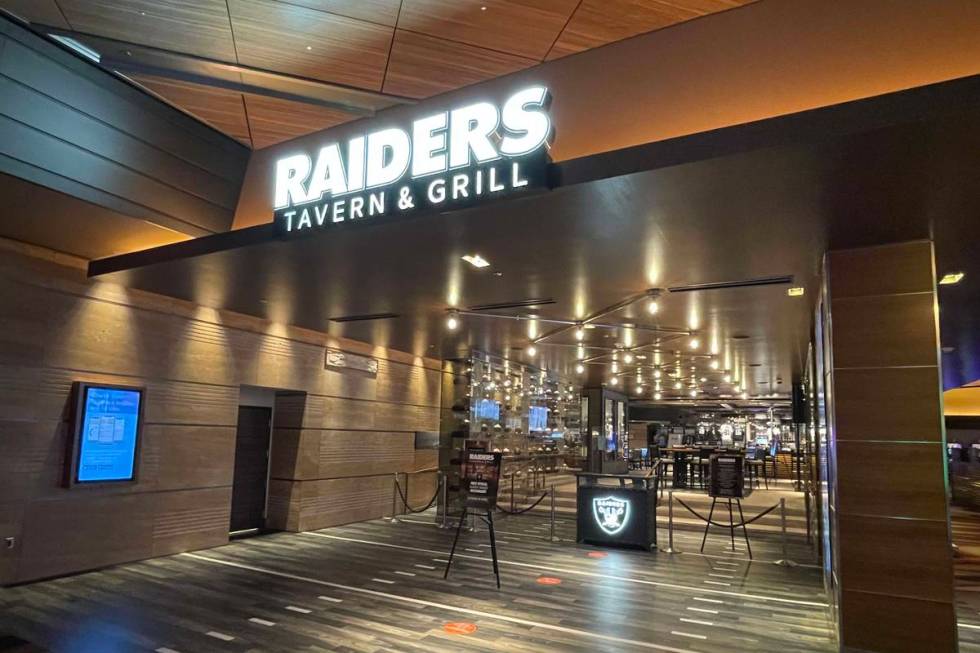The Raiders Tavern & Grill entrance off the casino floor of the M Resort as seen on March , 29, ...