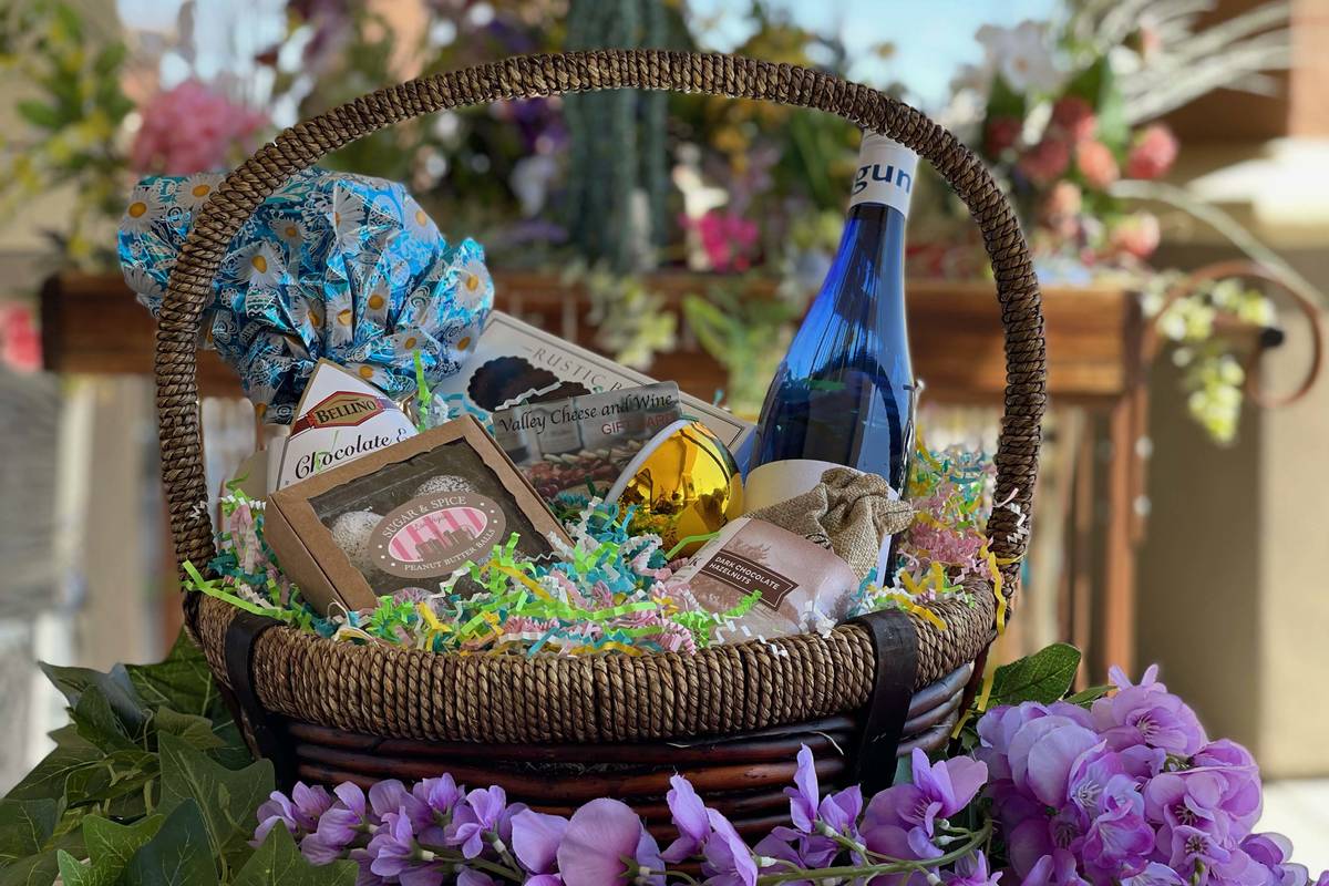 Easter basket from Valley Cheese & Wine. (Valley Cheese & Wine)