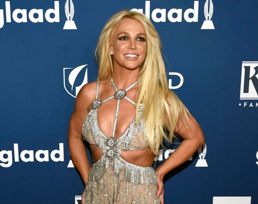 In this April 12, 2018 file photo, Britney Spears arrives at the 29th annual GLAAD Media Awards ...