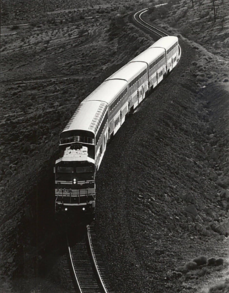An Amtrak train is seen in 1993. (Las Vegas Review-Journal, file)