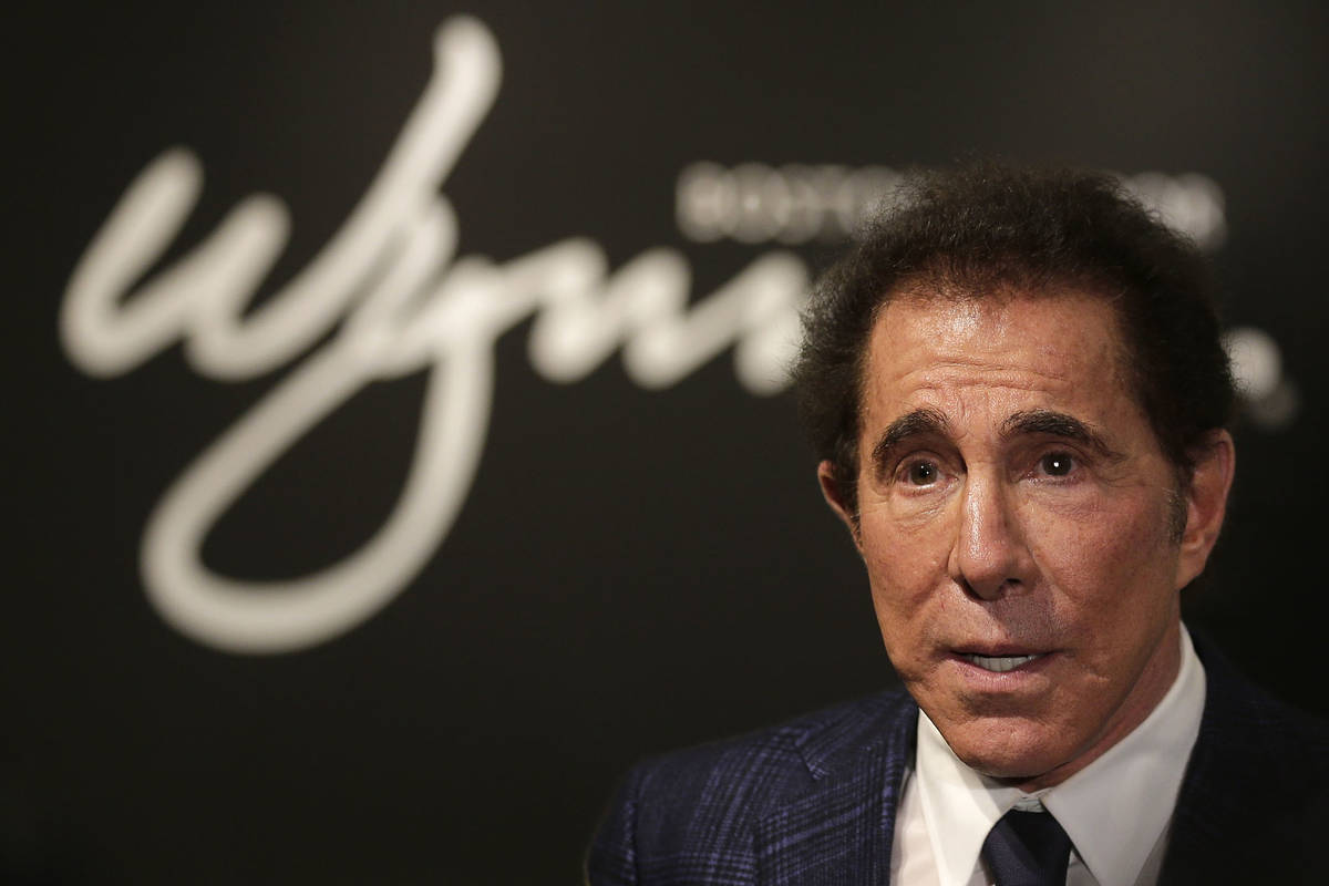 In this March 15, 2018, file photo, Steve Wynn is seen during a news conference in Medford, Mas ...