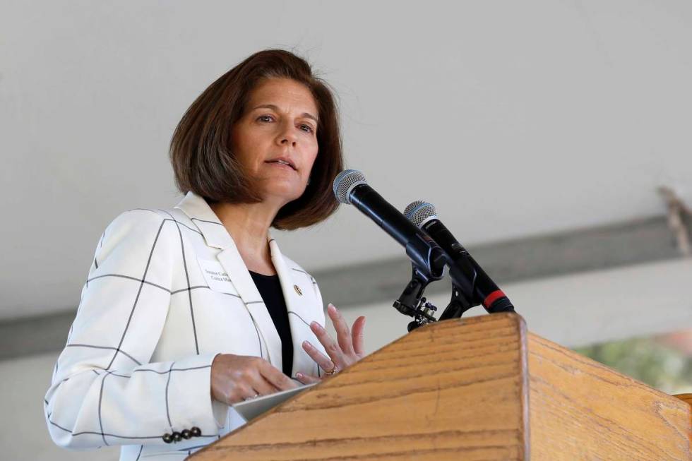 U. S. Sen. Catherine Cortez Masto, D-Nevada. (AP Photo/Rich Pedroncelli)