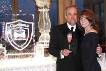 Senior Managing Director of Southern Wine and Spirits of Nevada Larry Ruvo, and his wife Camill ...