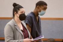 Kevin Osborne appears in court at the Regional Justice Center in Las Vegas Tuesday, April 13, 2 ...