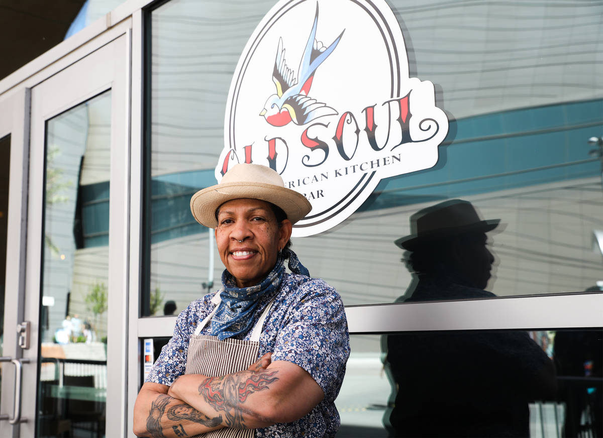 Chef Natalie Young outside one of her restaurants, Old Soul, at the World Market Center in Las ...
