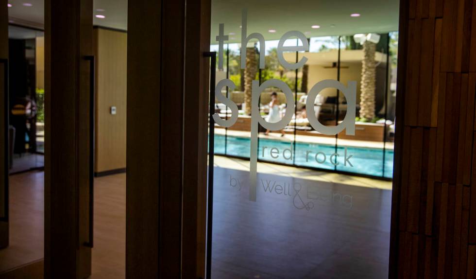 The spa at Red Rock Resort includes access to the private spa pool as well as the gym. (L.E. Ba ...