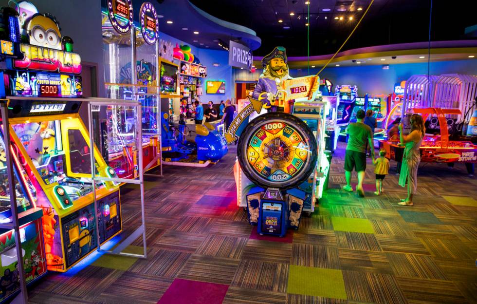 Cyber Quest offers a variety of games including classic Skee Ball within the Red Rock Resort. ( ...