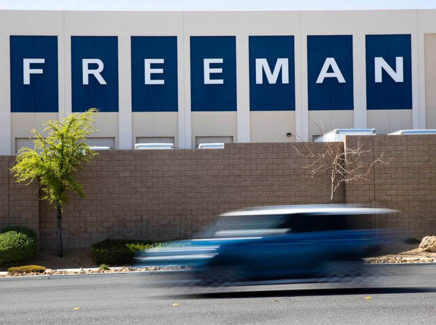 Freeman Las Vegas, headquarters for convention-services firm, at 6555 W. Sunset Road, is photog ...