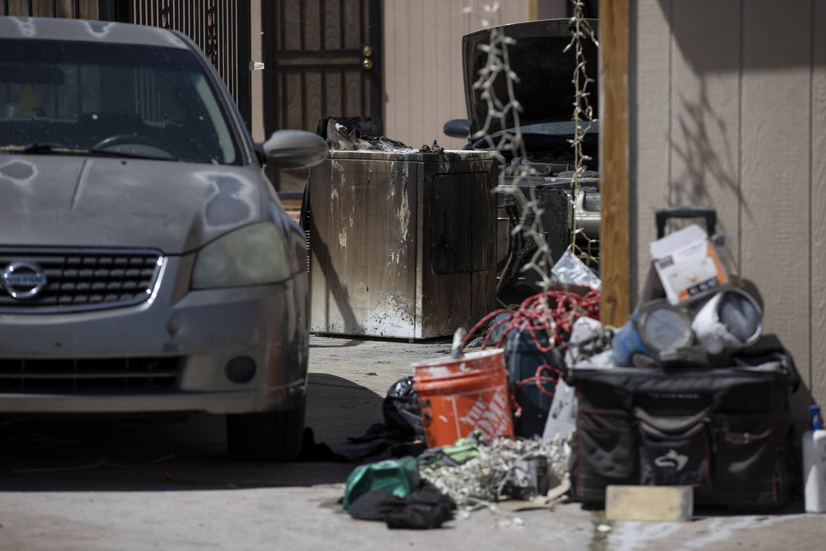 A home at the 3100 block of Webster Circle in North Las Vegas, where a 4-year-old boy was kille ...