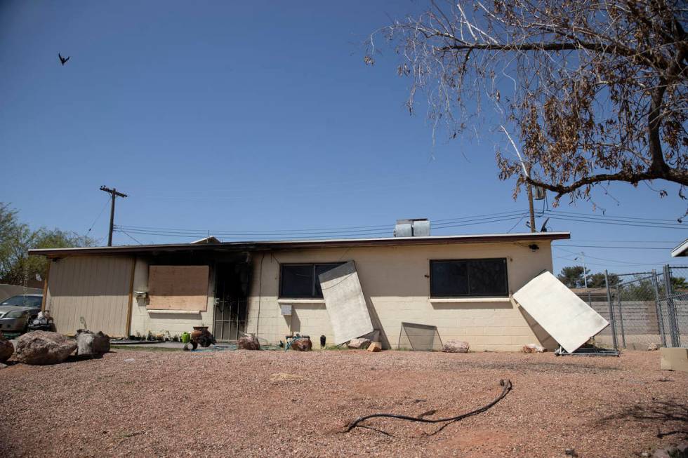 A home at the 3100 block of Webster Circle in North Las Vegas, where a 4-year-old boy was kille ...