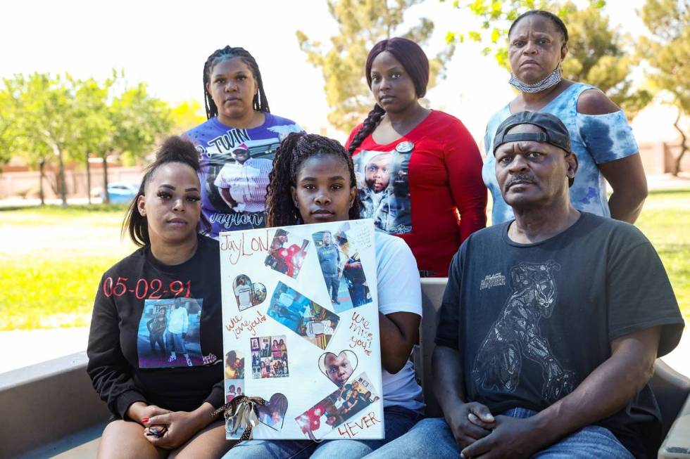 The family of Jaylon Tiffith, who was killed after he dropped off his daughter at the mother's ...