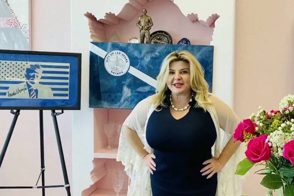 Las Vegas City Councilwoman Michelle Fiore made a brief speech during the Republic National Con ...