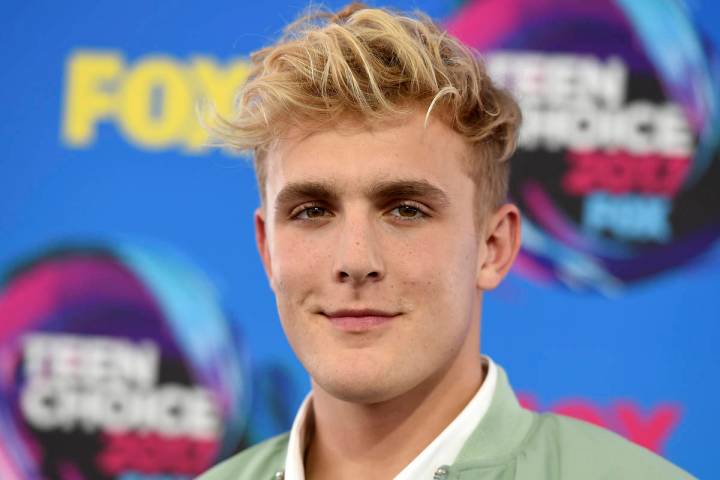 Internet personality Jake Paul arrives at the Teen Choice Awards in Los Angeles on Aug. 13, 201 ...