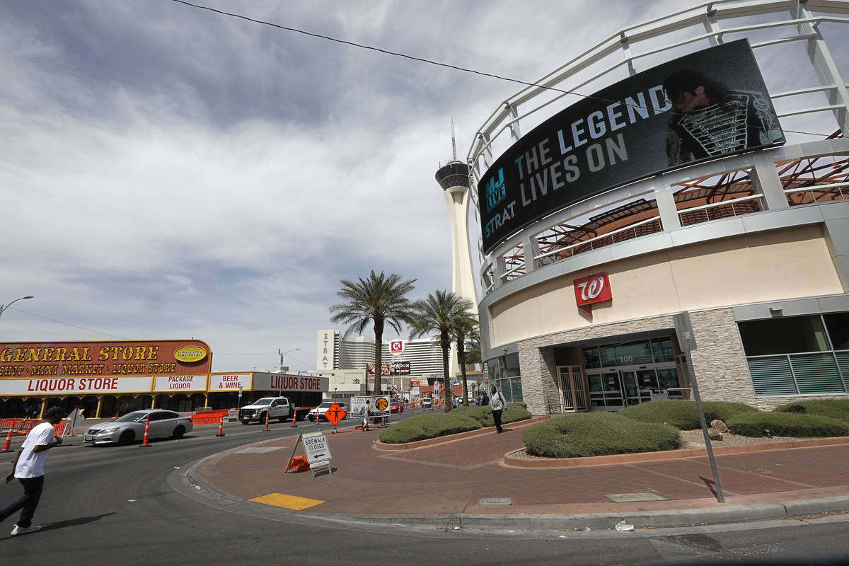 Walgreens is seen at 2427 Las Vegas Blvd., South in Las Vegas, Tuesday, April 20, 2021. (Chitos ...