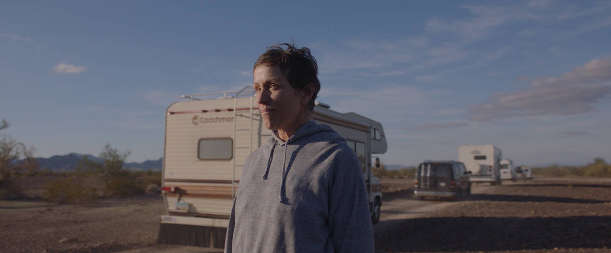 Acting nominee Frances McDormand portrays a Nevadan picking up seasonal jobs as a modern-day no ...