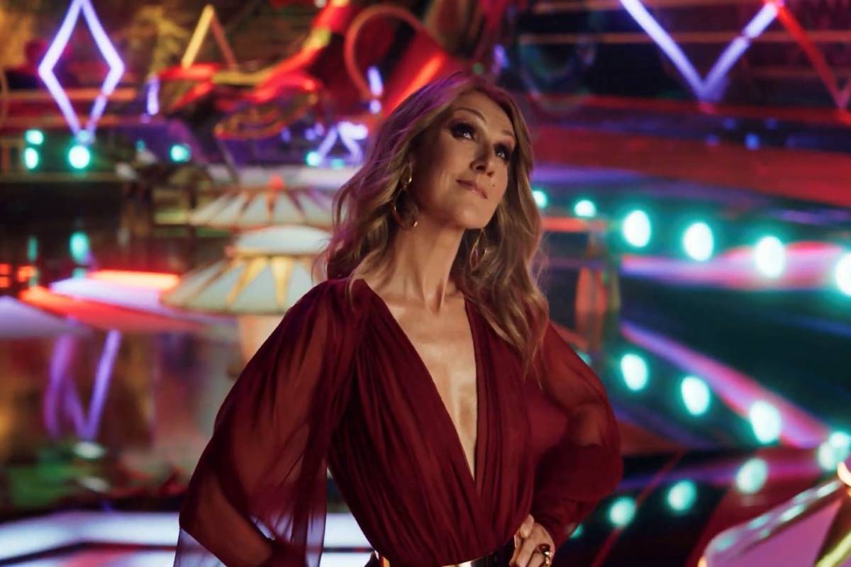 A screen grab of Celine Dion is shown in Resorts Worlds Las Vegas' new commercial, "Stay Fabulo ...