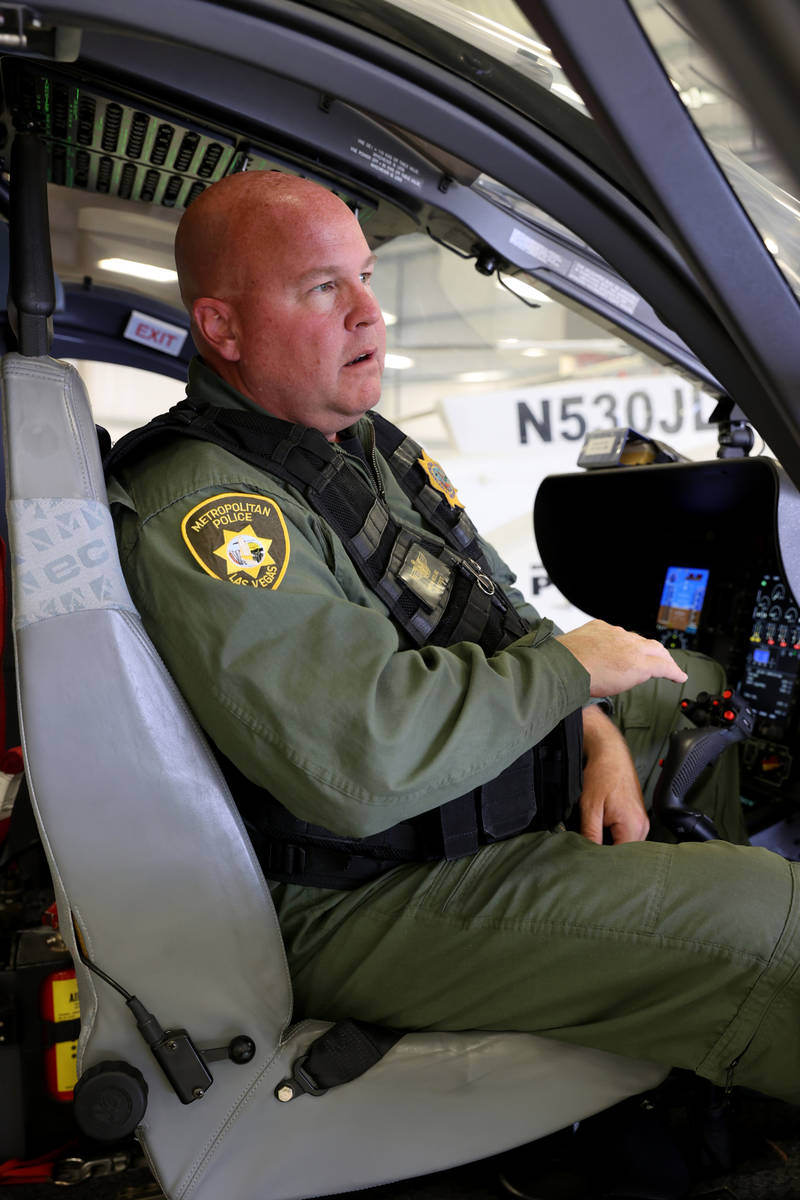 Bryan Woolard, chief pilot for the Metropolitan Police Department air support search and rescue ...