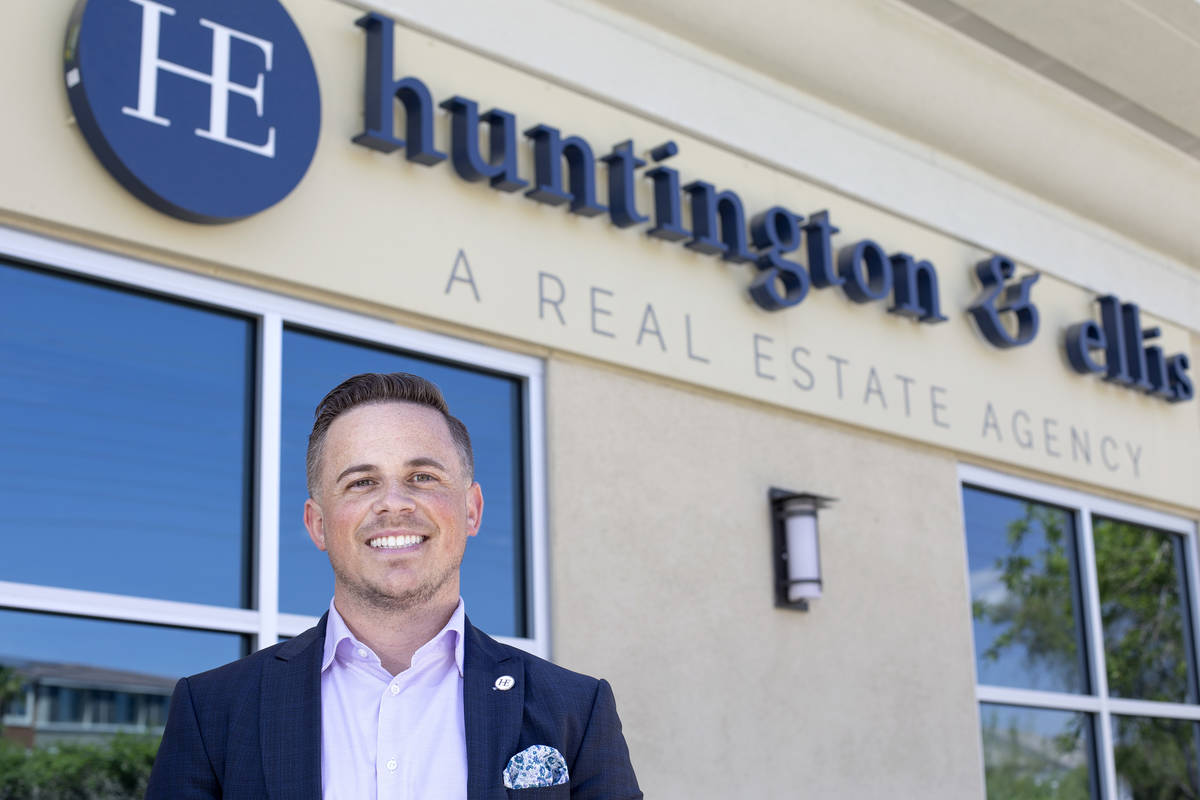 Las Vegas real estate broker Craig Tann at his real estate agency, Huntington and Ellis, on Fri ...
