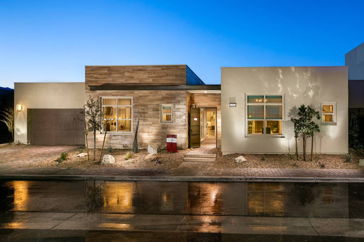 Trilogy in Summerlin has released a new phase of homesites. Some of these will face the Las Veg ...